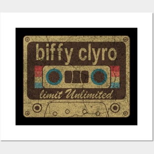 biffy clyro cassette retro circle Posters and Art